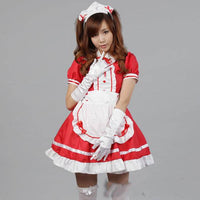 Black and white maid anime costume