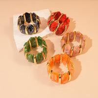 Irregular Acrylic Diamond-Shaped Stretch Bracelet From Europe And The US