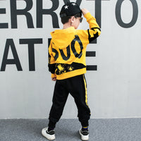 Boy's hooded sports suit