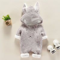 Infant and baby hammock plus velvet warm jumpsuit