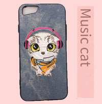 Dog Embroidery Phone Case