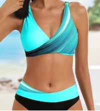 Women's New Style Bikini European And America Split Print Swimsuit