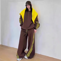Womens Thickened AutumnWinter Hoodie And Casual Two-Piece Sports Set