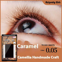 Creative Manual Flowering Dark Brown Grafting False Eyelashes