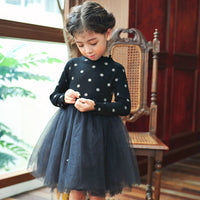 Children dress Korean girls long sleeved dress new autumn and winter. The spot direct manufacturers