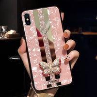 Diamond Butterfly 6s Glass Female Xr Protective Cover