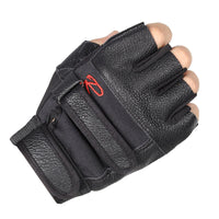 Outdoor sports black mittens