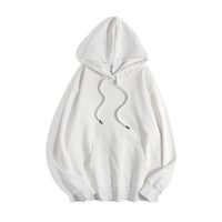 Ultra-soft Silver Fox Fleece-lined Thickened And Insulated Hooded Sweatshirt