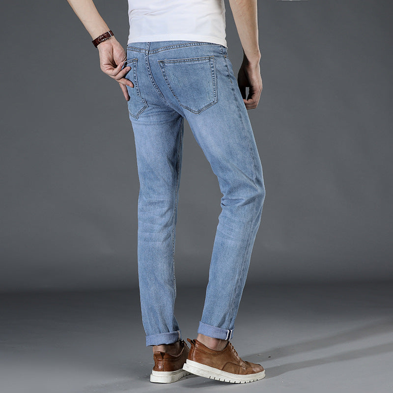 Business Stretch Jeans Men's Loose