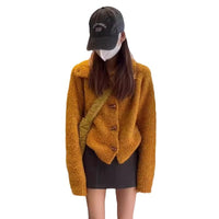 Elegant Soft And Warm Top For Spring And Autumn