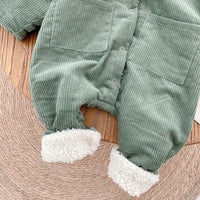 Fashion Personality Baby Corduroy One-piece Suit