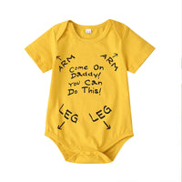 Baby Short-Sleeved Romper Casual European And American Fashion Newborn New One-Piece