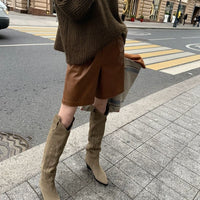 High Waist Loose Wide Legs Fashion Casual Retro