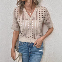 Women's Knitted Sexy Cutout Cardigan Jacket