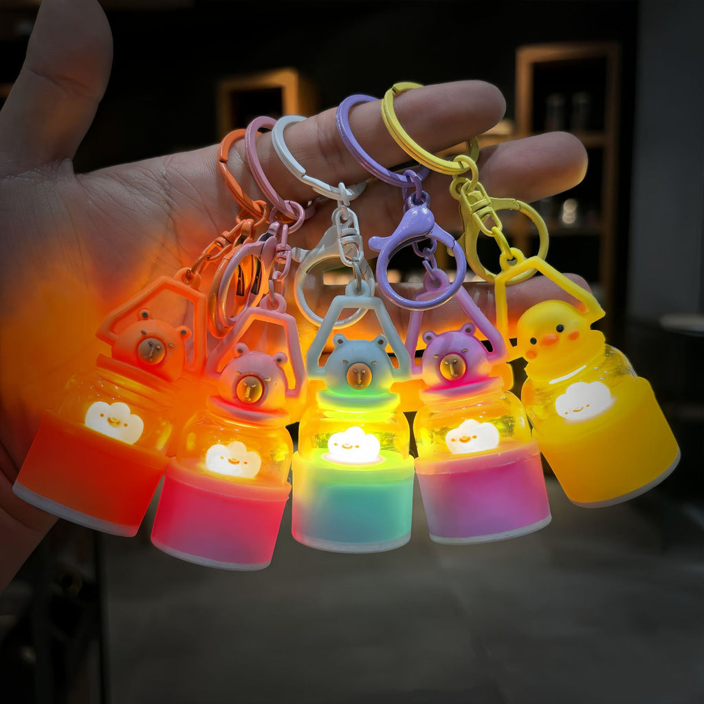 Capabala Creative Small Night Lamp Keychain