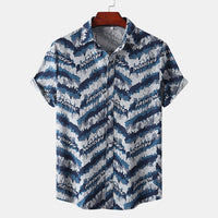 Ethnic Style Floral Fashion Multi-color Slim Shirt