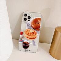 Creative Bread Holder Silicone Phone Case
