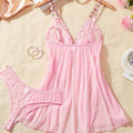 Pajamas Hollow Chest Thin Hollow Mesh Nightdress