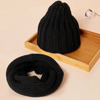 New Warm Children's Hat And Bib