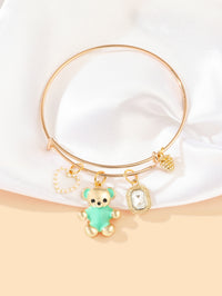 Colorful Polymer Clay Adjustable Womens Bracelet