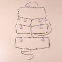 Women's Colored Stone Diamond Multilayer Body Chain