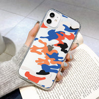 Compatible with Apple , Fully Printed Camouflage Mobile Phone Case Soft Shell Tpu