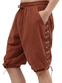 Men's Fashion Individual Casual Strap Skinny Pants