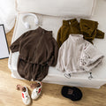 Sports Zipper Coat Children's Two-piece Suit