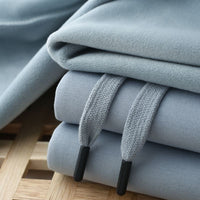 Ultra-soft Silver Fox Fleece-lined Thickened And Insulated Hooded Sweatshirt