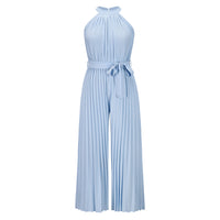 Women's Casual Fashion Solid Color Slim Jumpsuit