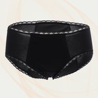 Women's Lace Mid-Waist Cotton Physiological Pants