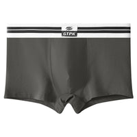 New Men's Underwear Pure Color Cotton Mid-waist Underwear