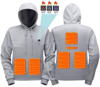Hooded Heating Sweater Men's Outdoor Stretch Casual