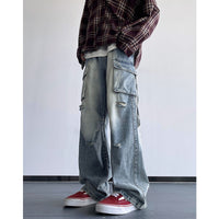 Tooling Straight-leg Trousers Loose Trendy All-match