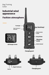 Remote Control Dog Trainer Voice Control Bark Stopper