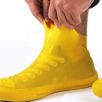 Men and women hiking slip wearable easy to carry silicone rain boots