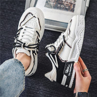 Summer Fashion Hong Kong Style Canvas Color Matching Low-top Youth