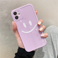 Simple smile for 12/11Pro/Max/miniX/XS/XR mobile phone case