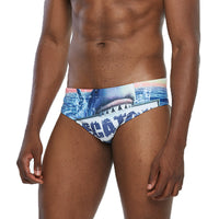 Men's briefs competition swimming trunks