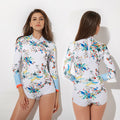 Onyx Long Sleeve One Piece Swimsuit