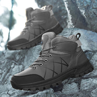 Men's Fleece Warm Outdoor Hiking Sneakers
