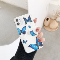 Phone Case Silicone Butterfly