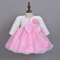 The Spring And Summer Of Years Old Female Infant Baby Child Princess Dress Girls DressPink Flower Girl Dress Skirt