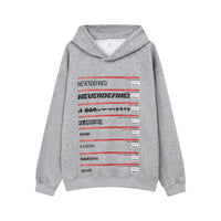 American Letter Print Sweatshirt Men's Autumn And Winter