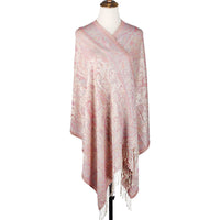 European And American Popular Ethnic Style Cashew Pattern Jacquard Tassel Scarf For Women