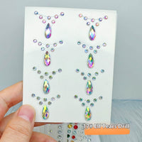 Comes With Sticky Pearl Stick-on Crystals Transparent Photo Shoot