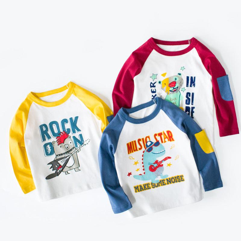 children's clothing wholesale boys autumn long sleeve T-shirt