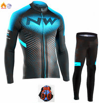 Cycling jersey long sleeve suit