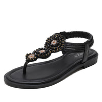Bohemian Roman Flat Seaside Holiday Sandals