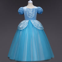 New Christmas Rapunzel Sophia Girls Dress Costume